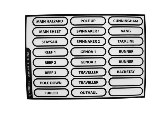 Accastillage et gréement - NA - Jeux d'étiquettes haute qualité en français