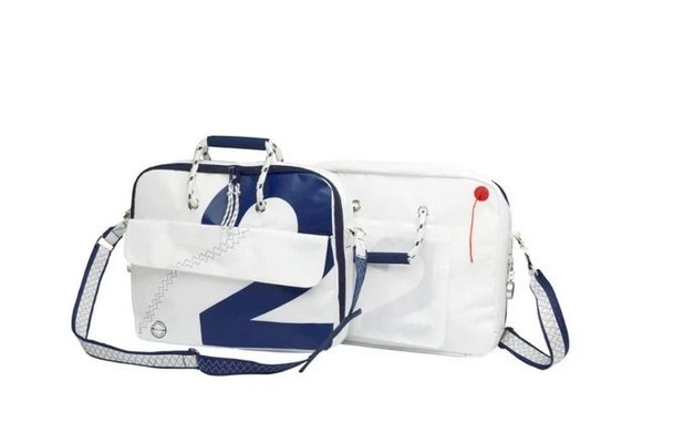 Équipage - NA - Sea duke sac de voyage en toile à voile sur roulettes Marine60x31x37 cm 60 litres