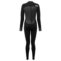Équipage - NA - Combinaison femme Pursuit 4/3mm zip dorsal - Black - 14