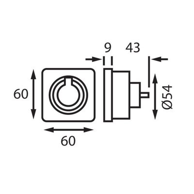 Électricité - NA - Prise 12V argent mat - B5918ms