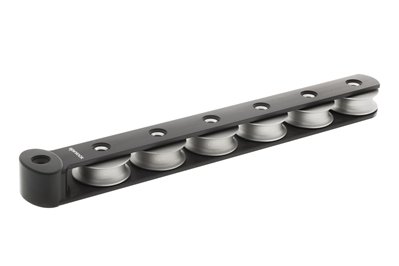 Accastillage et gréement - NA - Boite à réas asymétrique de 6 réas en aluminium Ø50mm