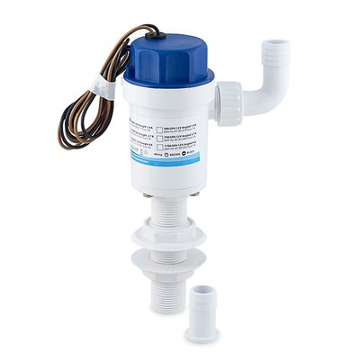 Pêche - NA - Pompe aérateur twinport 1100 GPH 75l/min 12v sortie longue