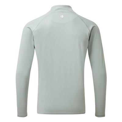 Équipage - NA - Tee shirt manches longues col zippé homme UV Tec - Medium Grey - S