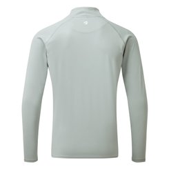 Équipage - NA - Tee shirt manches longues col zippé homme UV Tec - Medium Grey - S