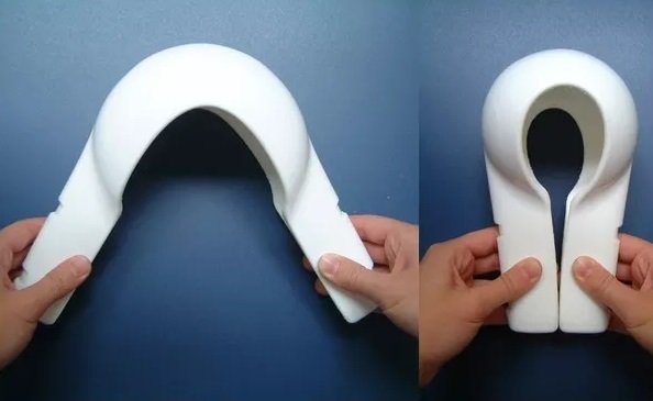 Accastillage et gréement - NA - Protection pour barre de flèche,200x110x100mm, couleur blanche -  La paire