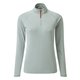 Tee shirt manches longues col zippé femme UV Tec - Medium Grey - 10