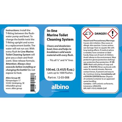 Eau à bord - NA - Système de nettoyage de toiletes en Iigne