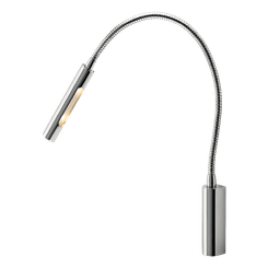 Électricité - NA - Liseuse led 24v flexible rouge et blanc 3000K + driver stilo side - satine noir