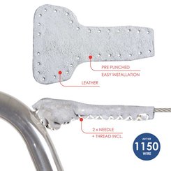 Vie à bord - NA - Protection cuir pour filière avec ridoir + fil - WLD1151