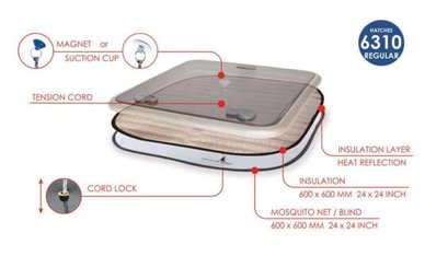 Vie à bord - NA - Isolant contre l'humidité et la chaleur pour panneau Regular - WLD6310