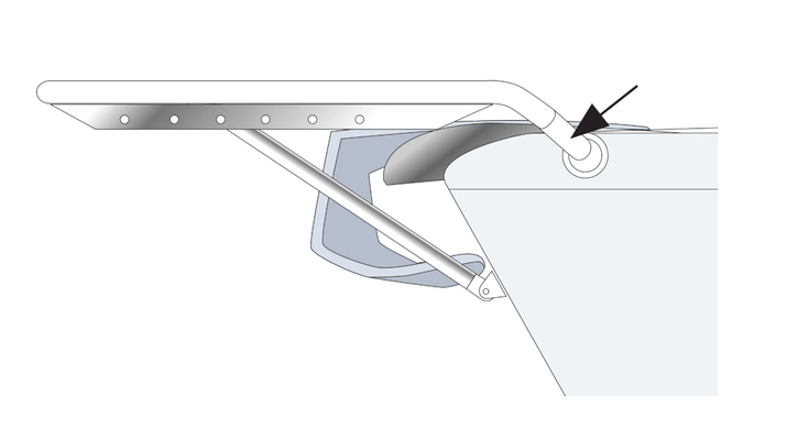 Mouillage - NA - Tube rallonge pour MP1000 250 mm - P1090