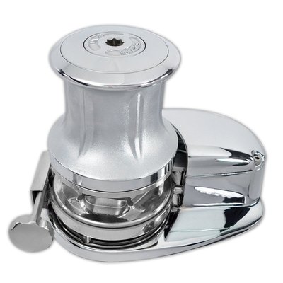 Mouillage - NA - Guindeau vertical X4 bronze chrome r. g+d hydraulique chaine de 12mm ISO/13mm DIN
