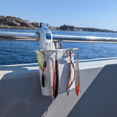 Vie à bord - NA - Pivotion Support pour téléphone portable blanc pour rail - 40831 / PIV9505