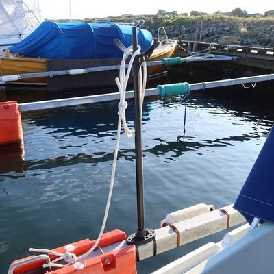 Mouillage - NA - Support flexible Dockmaster NOA en alu anodisé pour stockage des amarres. - 60010