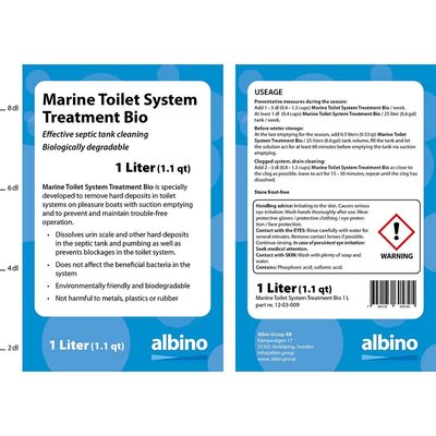 Eau à bord - NA - Traitement bio pour toilettes marine 1l