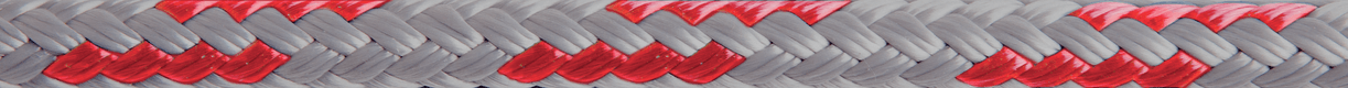 Agot Plus couleur gris/rouge Ø 8mm - 200m