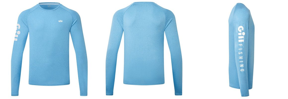 [Pas de famille] - [Pas de sous/famille] - Tee shirt à manches longues Infinity - Mid Blue Melange - M
