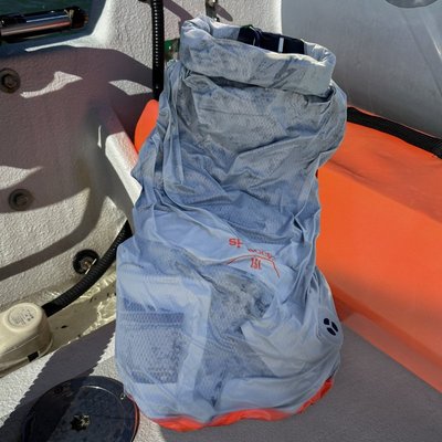 Équipage - NA - Sac étanche avec valve - 15 L - gris