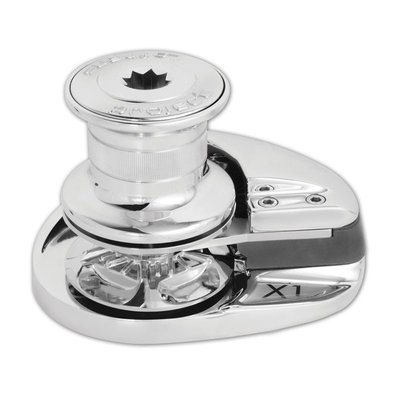 Mouillage - NA - Guindeau vertical X1 bronze chrome 1000W/12V chaine de 8mm avec poupée