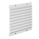 Pleatedshade - store plissé en tissu - blanc - 635x305mm