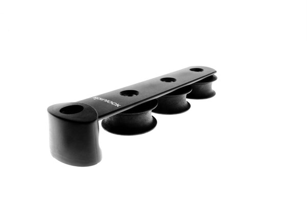 Accastillage et gréement - NA - Boite à réas asymétrique de 3 réas Ø38mm