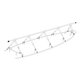Cadre de couverture 11x3.7 m - 5 paires de jambes - 10436